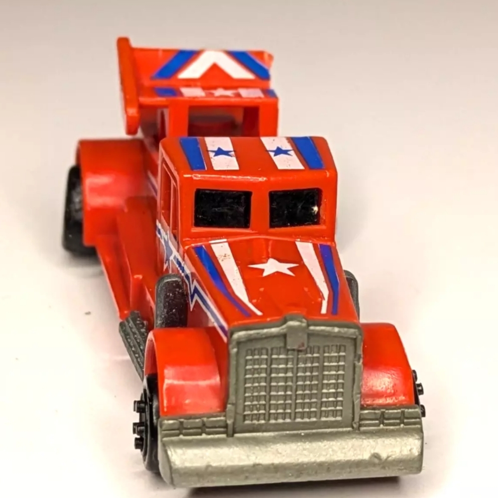 Vintage 1980 Kidco Burnin' Key Cars Semi Tractor (no Key)
